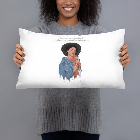 Basic "Love is..." Throw Pillow