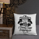 "I'm Sorry..." Basic Pillow