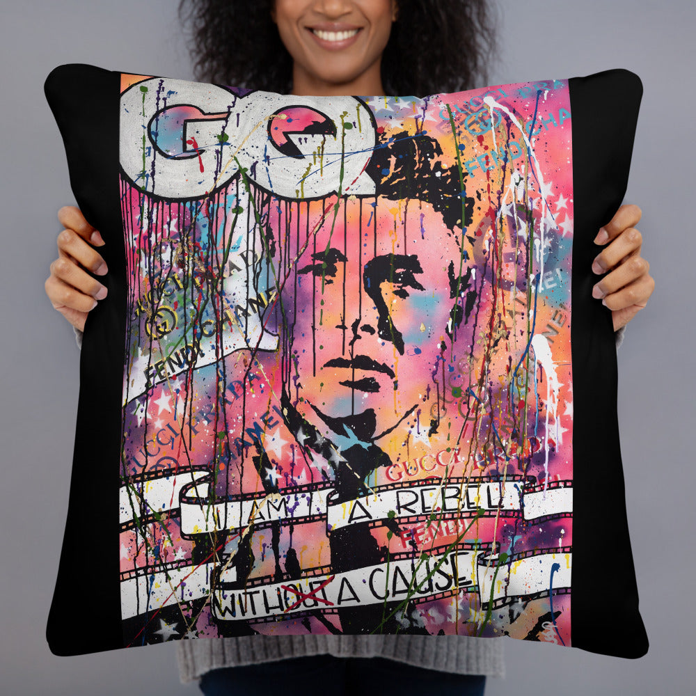"Rebel With A Cause" Basic Pillow