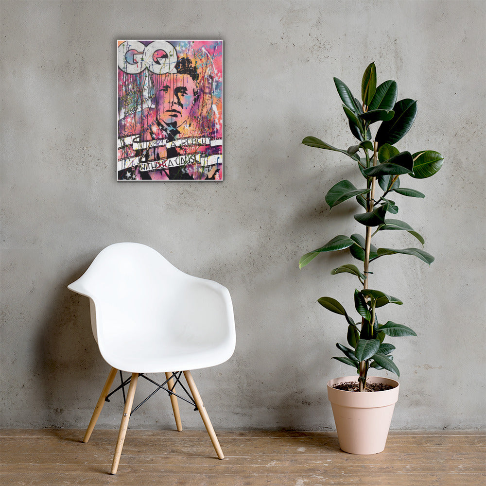 "Rebel With A Cause" Canvas