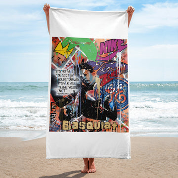 "Basquiat/Warhol Tribute" Towel