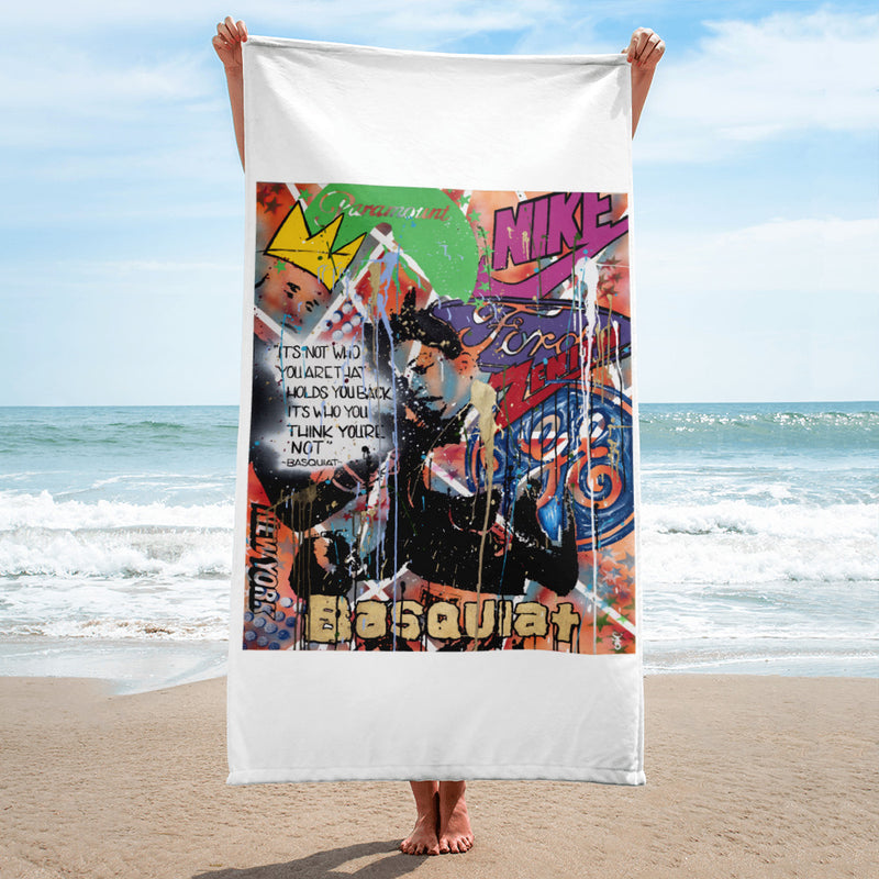 "Basquiat/Warhol Tribute" Towel