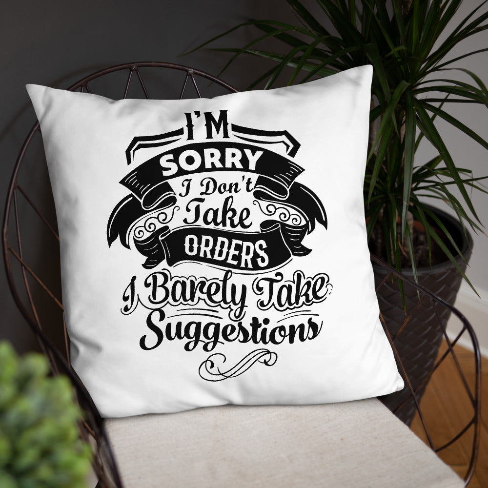 "I'm Sorry..." Basic Pillow