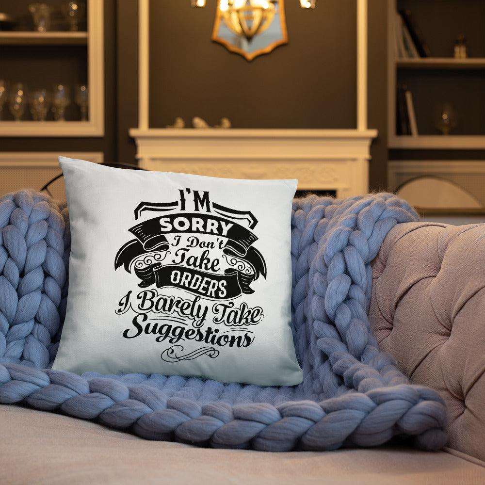"I'm Sorry..." Basic Pillow