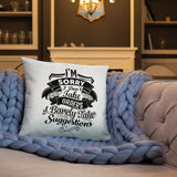 "I'm Sorry..." Basic Pillow