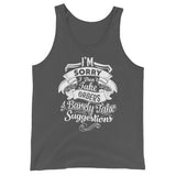 "I'm Sorry..." Unisex Tank Top