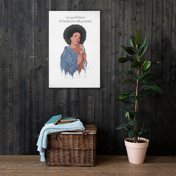 "Last dance" Canvas