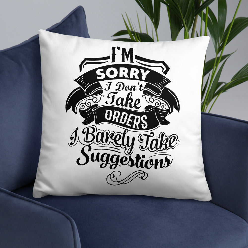 "I'm Sorry..." Basic Pillow