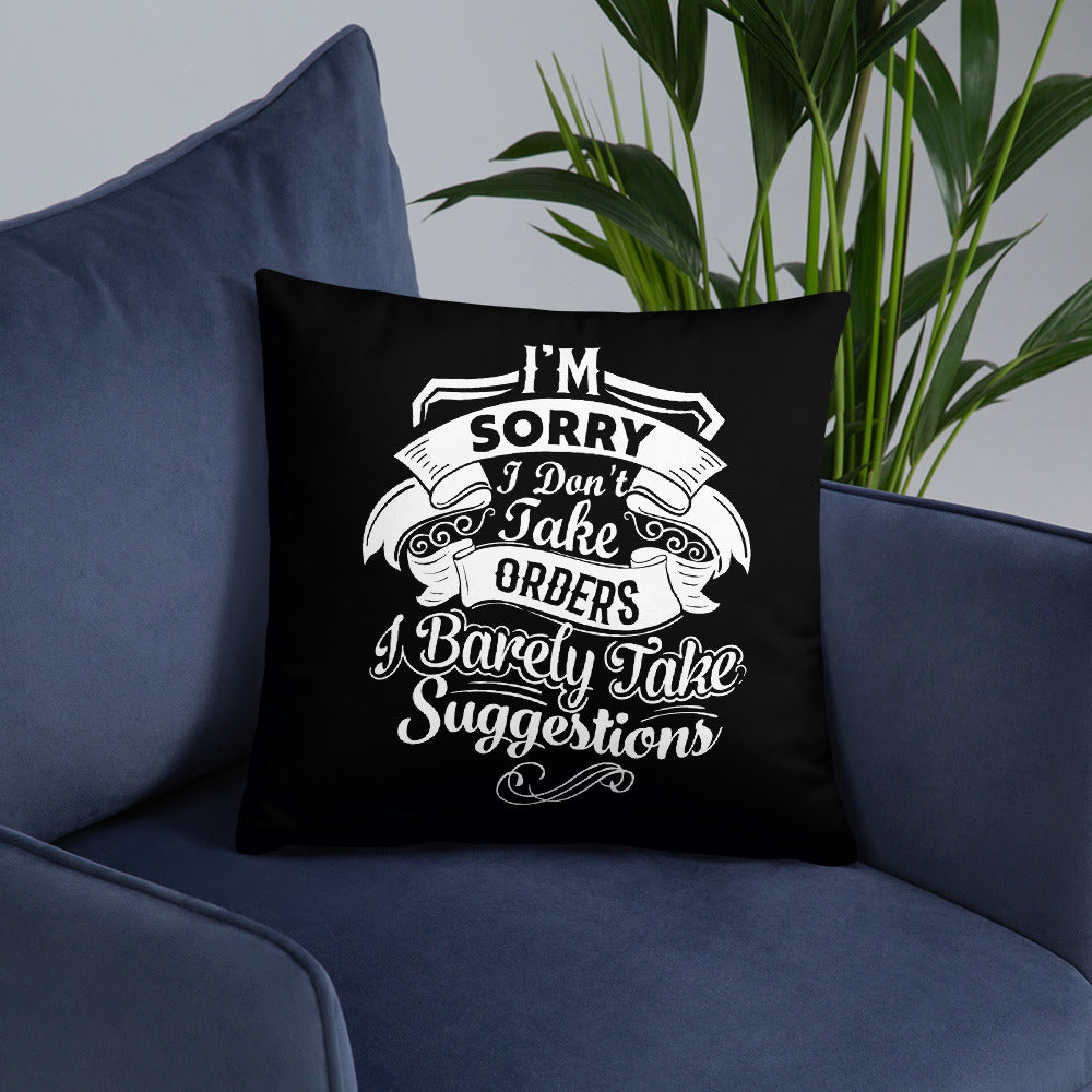 "I'm Sorry...." Basic Pillow