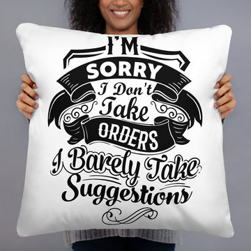 'I'm Sorry..." Basic Pillow