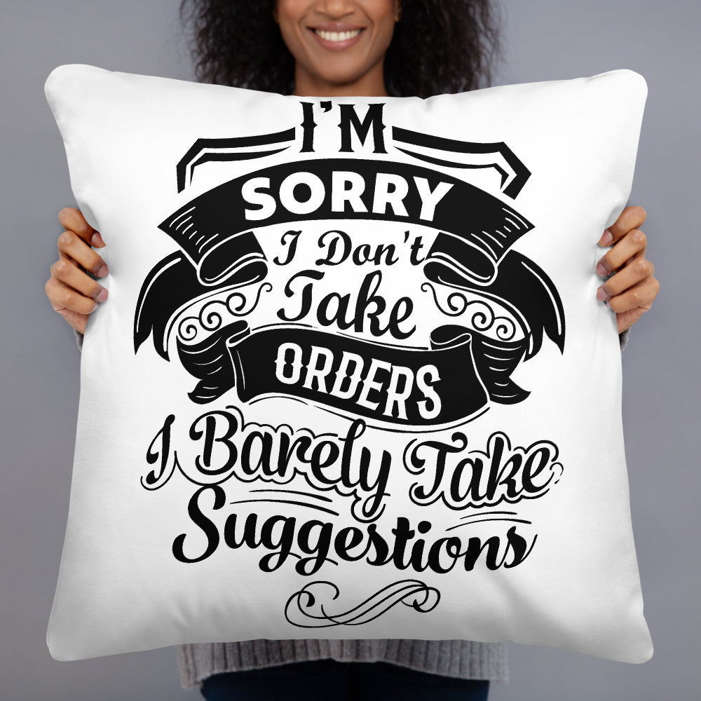 'I'm Sorry..." Basic Pillow