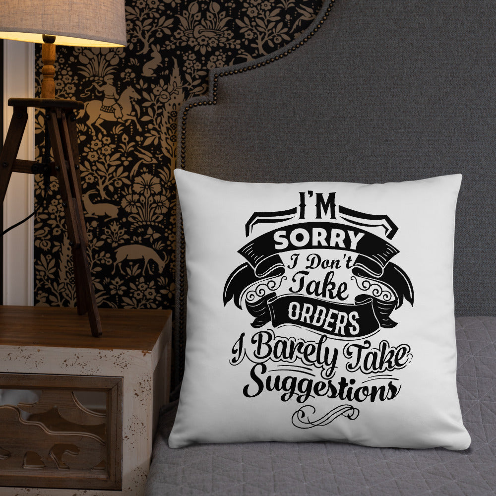 "I'm Sorry..." Basic Pillow