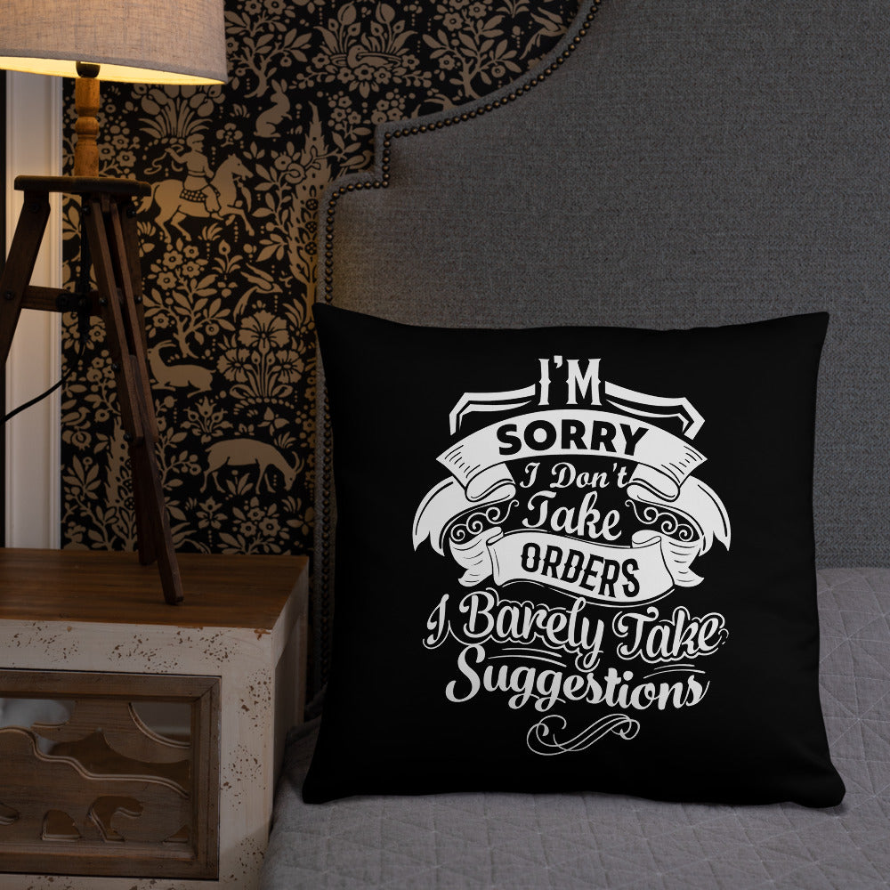 "I'm Sorry...." Basic Pillow