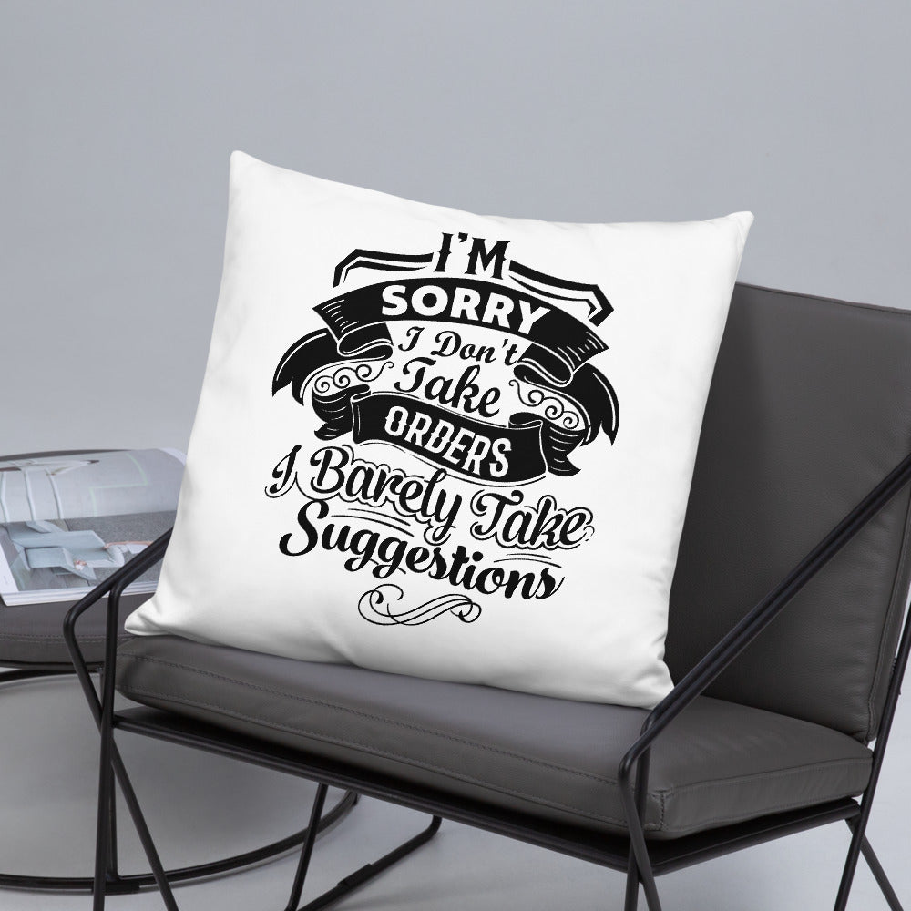 "I'm Sorry..." Basic Pillow