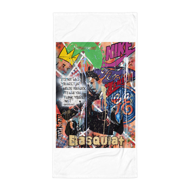 "Basquiat/Warhol Tribute" Towel