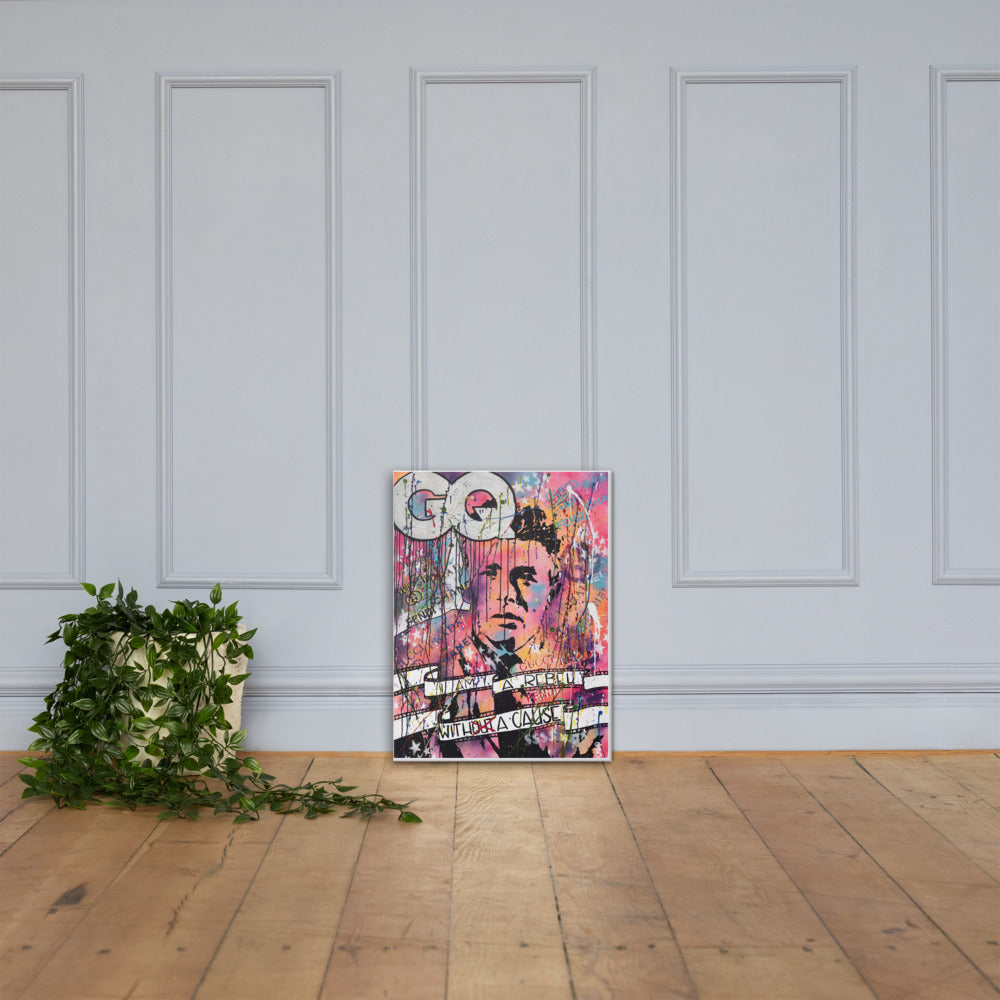 "Rebel With A Cause" Canvas