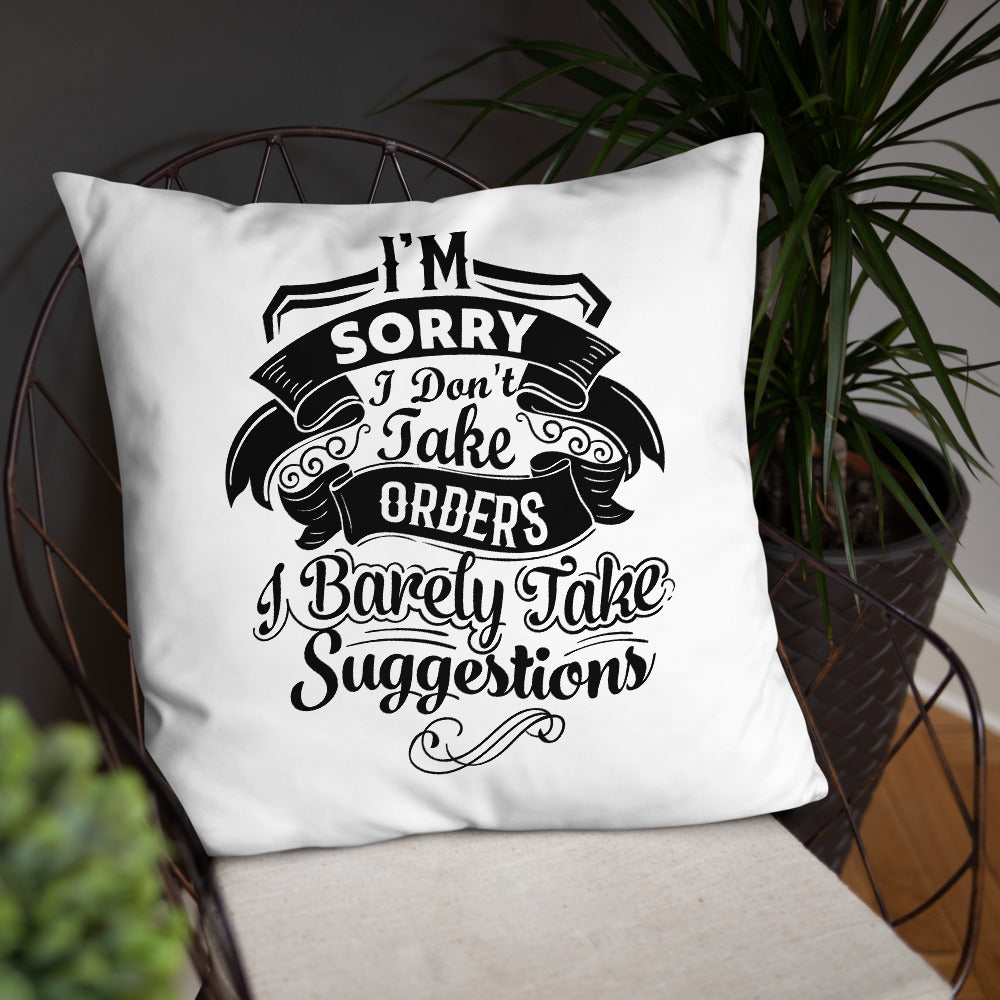 "I'm Sorry..." Basic Pillow