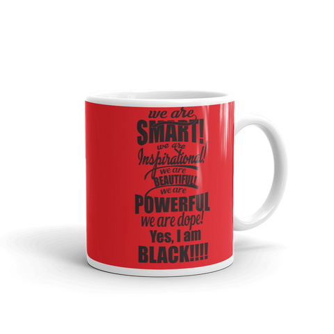 "We Are Smart" Red Mug