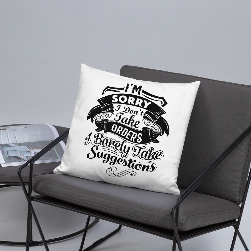 "I'm Sorry..." Basic Pillow