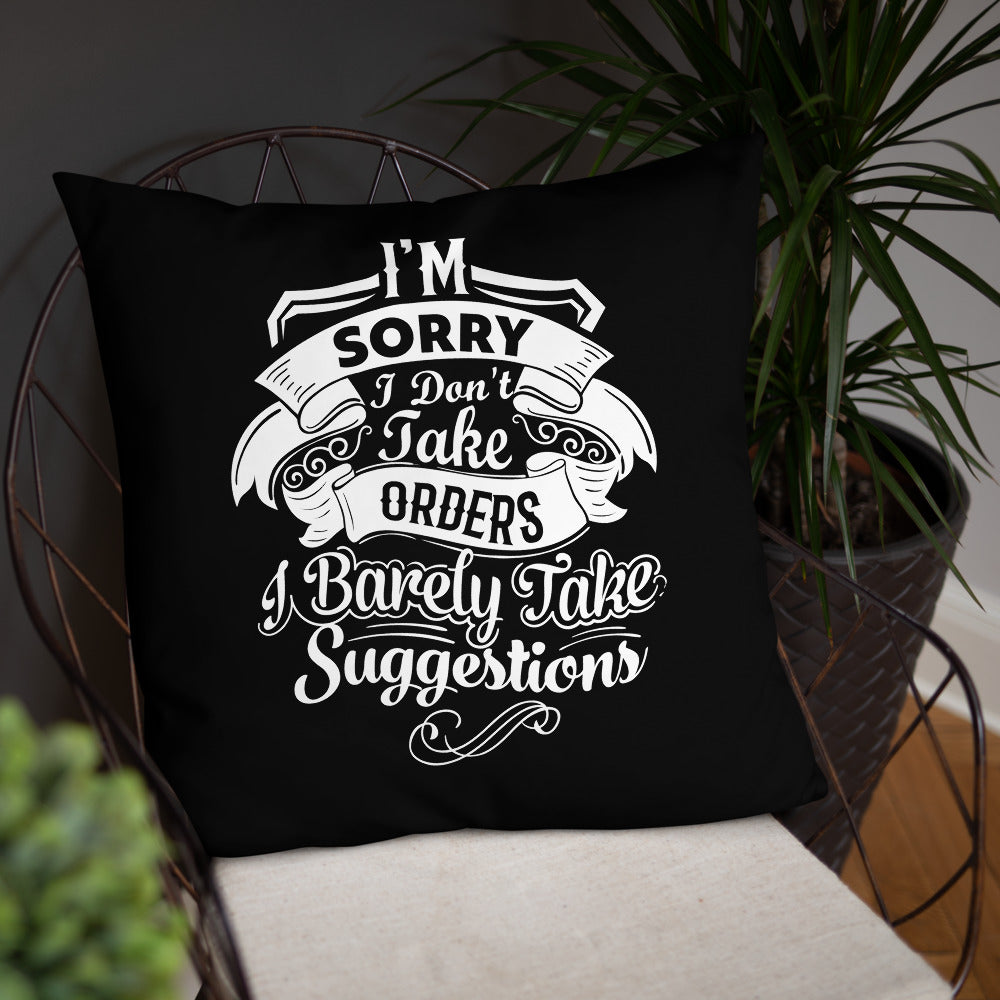 "I'm Sorry...." Basic Pillow
