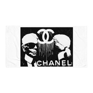 "Karl Lagerfeld- Label Whore" Towel