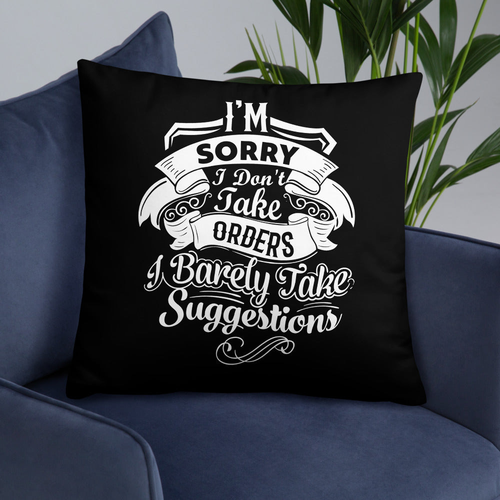 "I'm Sorry...." Basic Pillow