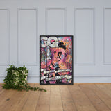 "Rebel With A Cause" Framed poster