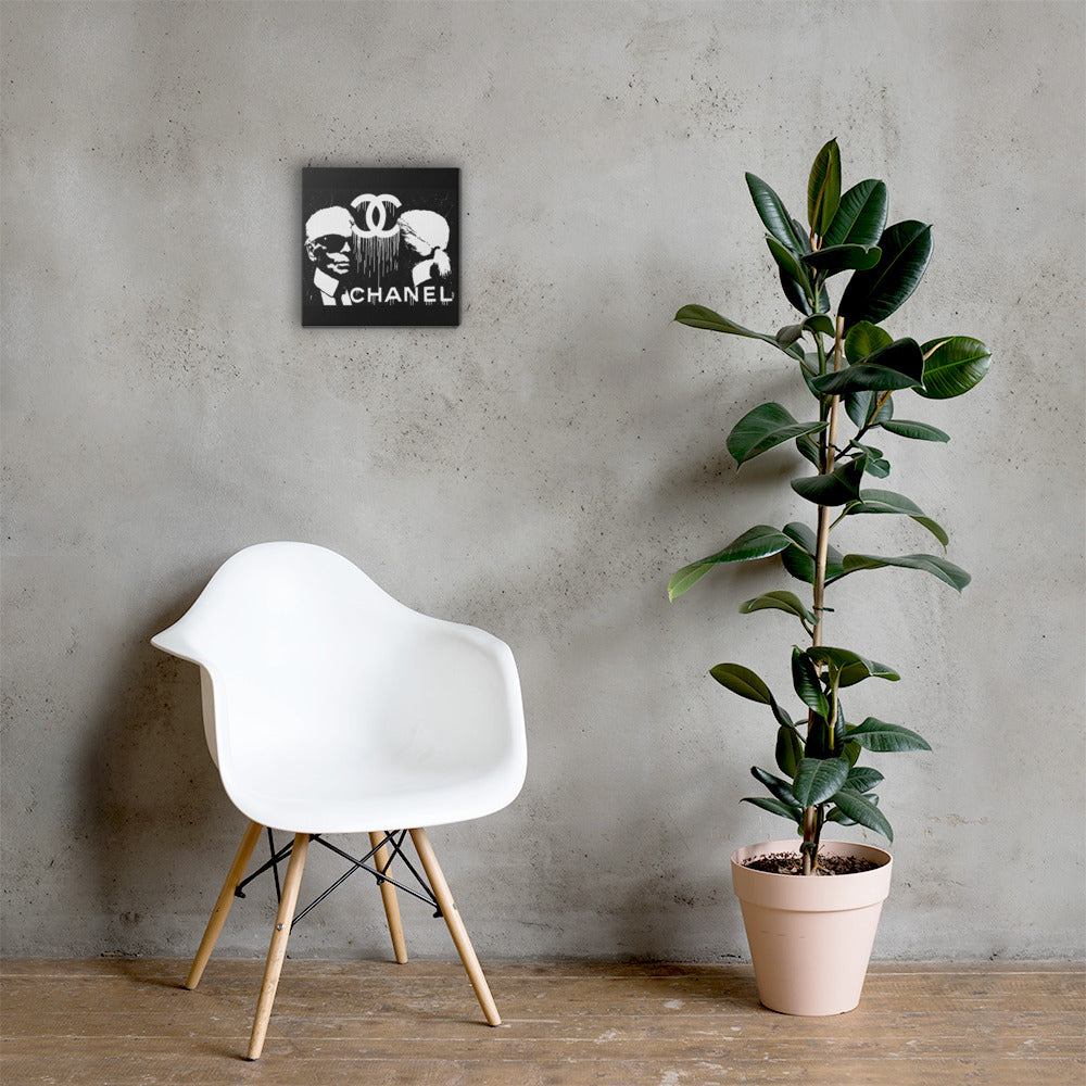 "Karl Lagerfeld-Label Whore"Canvas