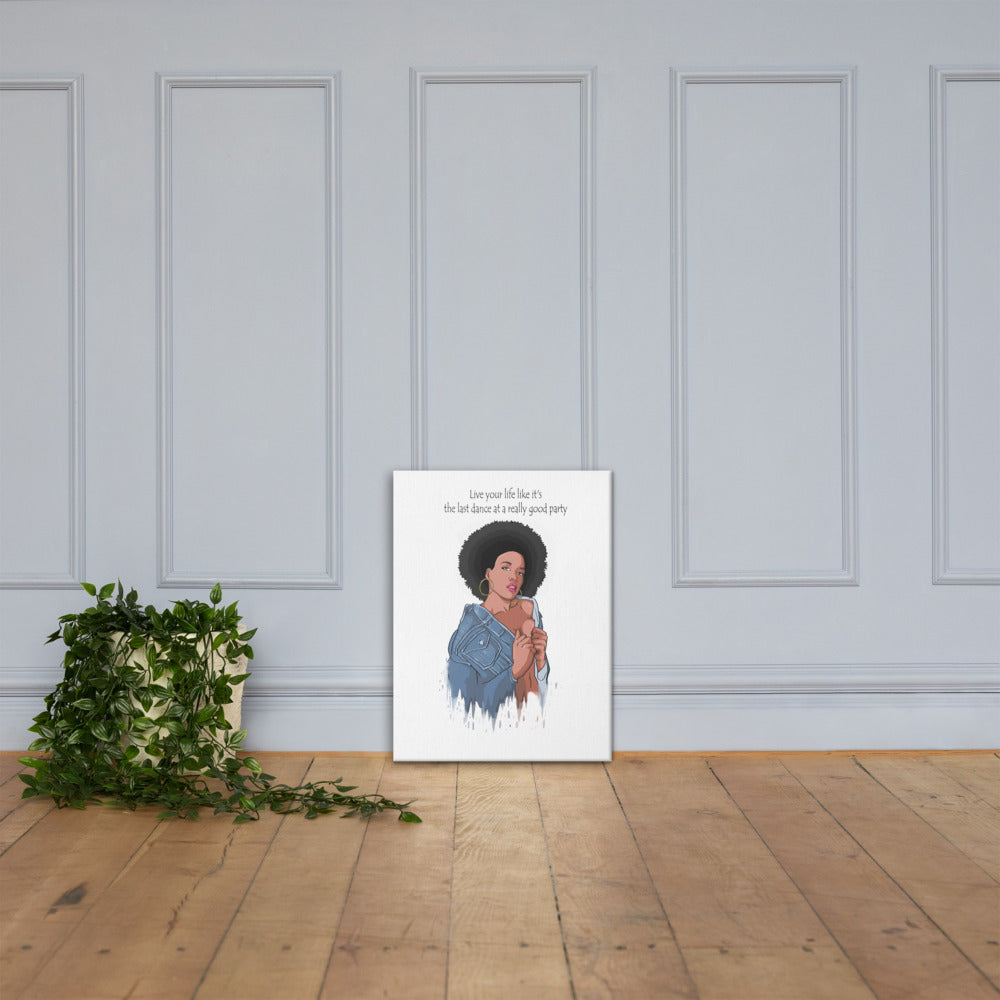 "Last dance" Canvas