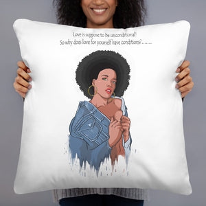 Basic "Love is..." Throw Pillow