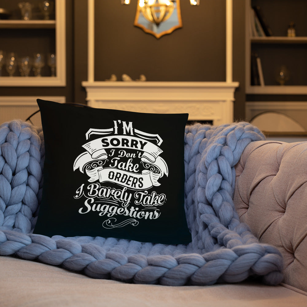 "I'm Sorry...." Basic Pillow