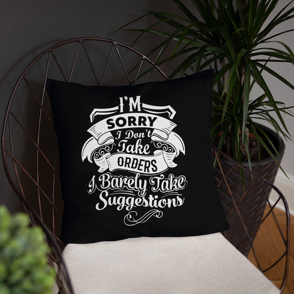 "I'm Sorry...." Basic Pillow