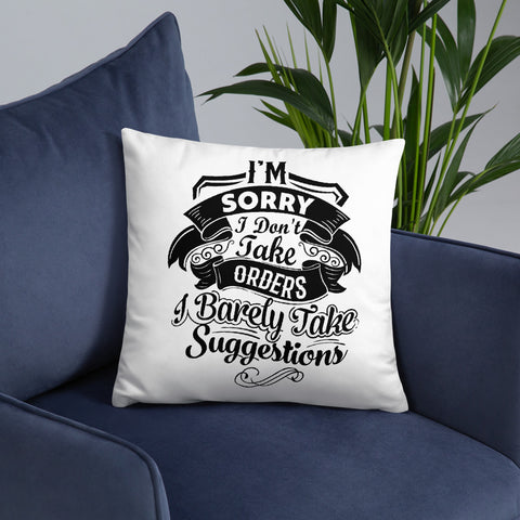 "I'm Sorry..." Basic Pillow