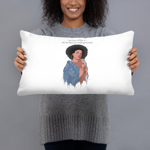 Basic "Last Dance" Throw Pillow