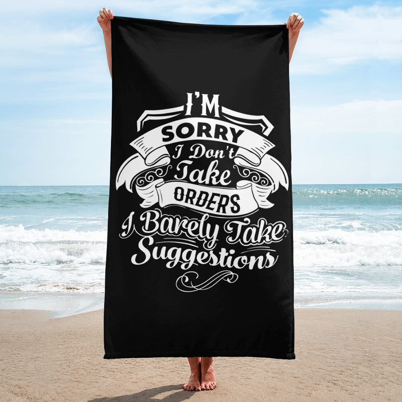 "I'm Sorry..."  Towel