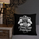 "I'm Sorry...." Basic Pillow